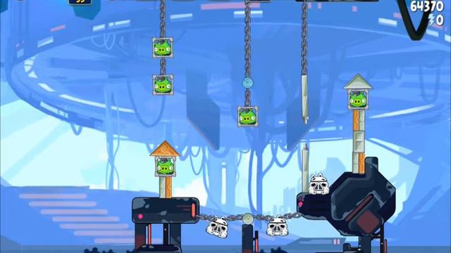 Angry Birds Star Wars 4-21 3 Star Walkthrough Cloud City Level 4-21 | WikiGameGuides смотреть онлайн