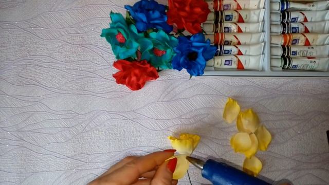 Резинка для волос " Розочка" смотреть онлайн