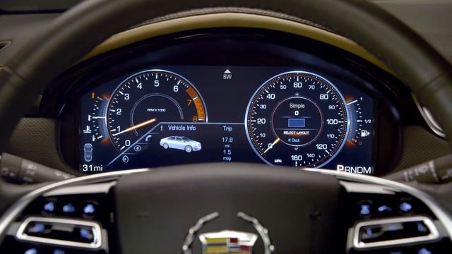 Cadillac XTS получил настраиваемую приборную панель смотреть онлайн