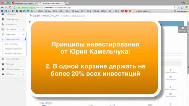 CRP Center Инвестиции в 5 проектов смотреть онлайн