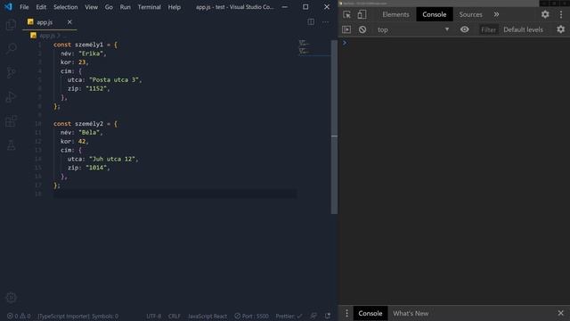 Így kell használni a JavaScript ES6-os Destructuring-et a Tömbök és Objektek felbontására смотреть онлайн