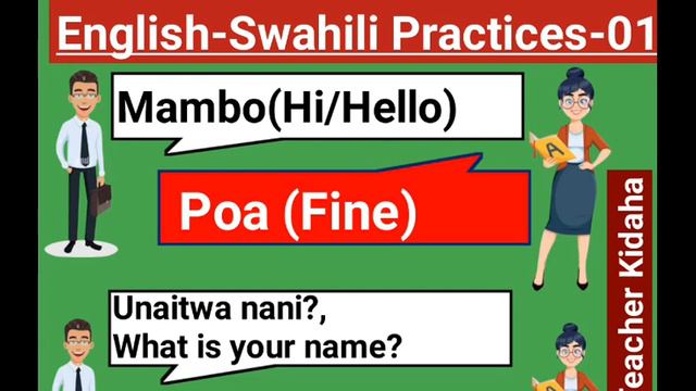 @Simple English-Swahili conversation practices-Common questions and answers-01 смотреть онлайн