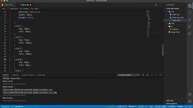 Как сделать Greensock(gsap) анимации. JavaScript анимации.TimelineMax. SplitText. #greensock #gsap
