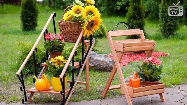 Садовые подставки для цветов ➡ Украшаем сад ? Новинки 2017 смотреть онлайн