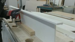 Изготовление подоконника из искуственного камня. Часть 2.  (Завершение работ).