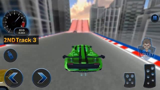 Impossible Car Crash Stunts Car Racing Game - Android Gameplay FHD - Colorful Cars For Kids Racing смотреть онлайн