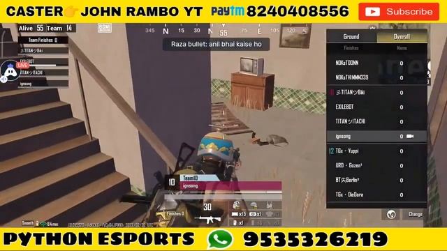 GIVEAWAY MATCH || SPONSORED BY PYHON SIR & ORG BY PYTHON ESPORTS ||CASTER ?JOHN RAMBO YT смотреть онлайн
