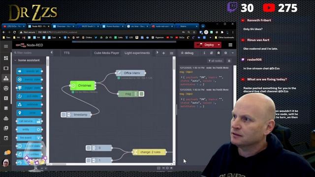 WLED and NodeRED смотреть онлайн
