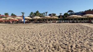 Обзор пляжа Pine beach belek. Пирс отеля. Какой зод в море? Подойдет ли деткам?