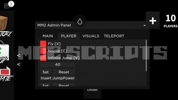 mm2 Admin Panel script #mm2 #roblox #hydrogen