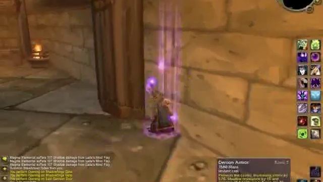 Vanilla WoW - 60 Warlock Solo Pyromancer Loregrain BrD смотреть онлайн
