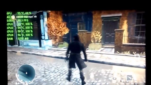 Assassin's Creed Syndicate - Core 2 Quad Q8400 / GTX 1050 / 4GB RAM смотреть онлайн