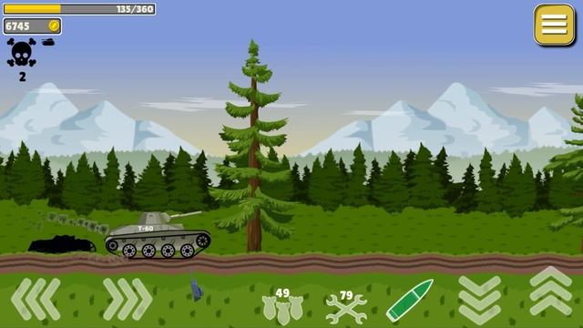 Танк Т-60 Tank Battle War 2d vs Boss #3 Прохождение на Машинки Кида смотреть онлайн