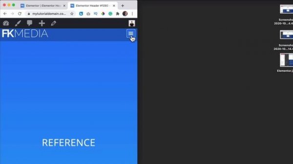 Elementor Pro Header Tutorial