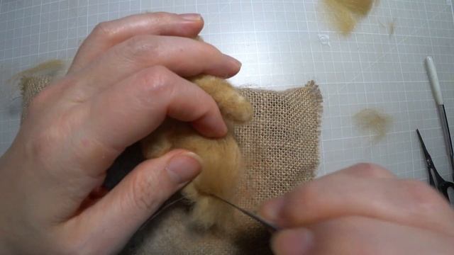 Bunny Doll - Needle felted baby bunny | Needle felting ASMR смотреть онлайн