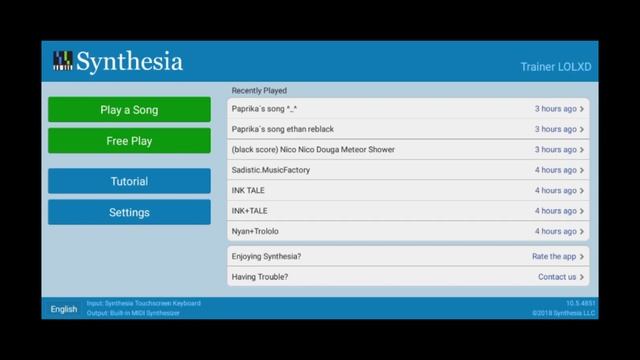 How To Change Soundfont (.sf2) On Synthesia Android