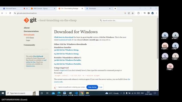 AWS Account creation & Git Installation смотреть онлайн