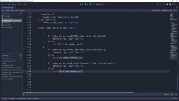 How to Make a Fighting Game in Godot with Spine: Coding The Combo System #godot #combo