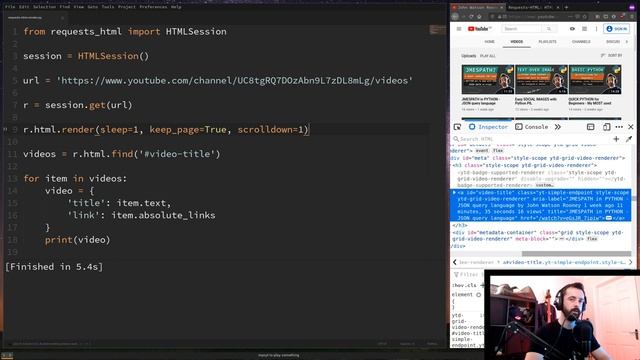How I Scrape JAVASCRIPT websites with Python смотреть онлайн