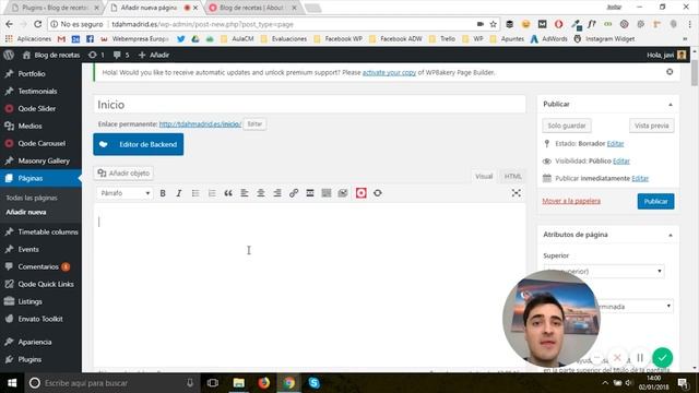 Configuración de WordPress: PRIMEROS ajustes que debes hacer en tu web смотреть онлайн
