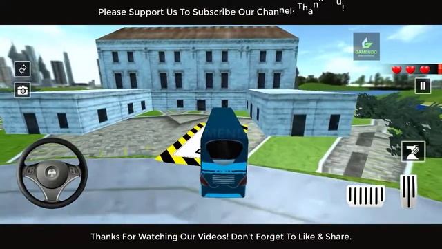 City Coach Bus Driving Simulator Driving Games 3D | Bus Driver 21 | Android Gameplay | Gamendo смотреть онлайн