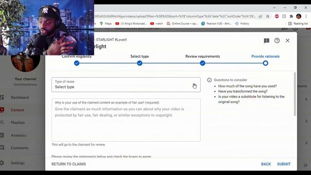 HOW TO AVOID COPYRIGHT CLAIMS ON REACTION VIDEOS !(MUST WATCH)! step by step смотреть онлайн