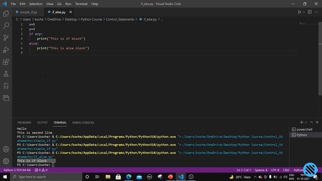CONDITIONAL STATEMENTS IN PYTHON (DAY - 7) смотреть онлайн