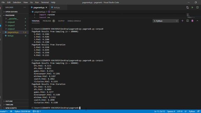 Project 2a: Pagerank | CS50 Introduction to Artificial Intelligence with Python смотреть онлайн