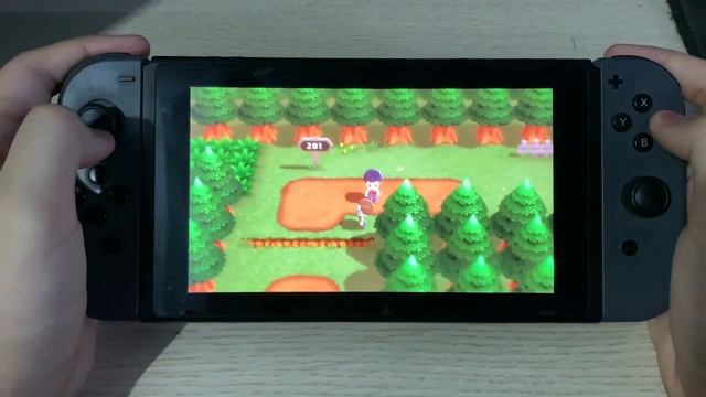 Pekemon Shining Perl Nintendo Switch Gameplay Handheld Mode смотреть онлайн