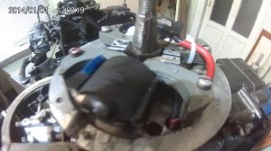 Установка катушек от косилки на мотор Москва с сердечником 8 на 8мм