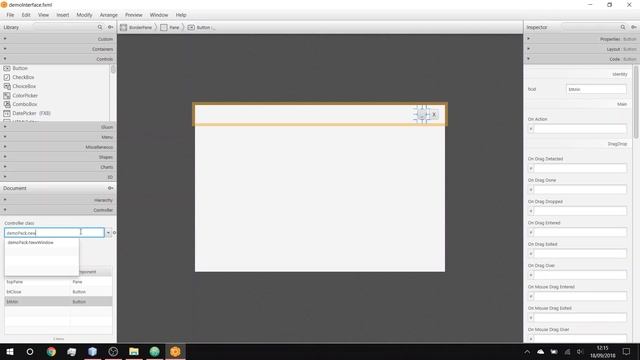 JavaFX - Custom Title Bar (FXML) Tutorial смотреть онлайн