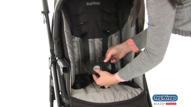 2011 Stroller - Peg Perego Pliko Switch Compact - How to Use the Five-Point Safety Harness смотреть онлайн