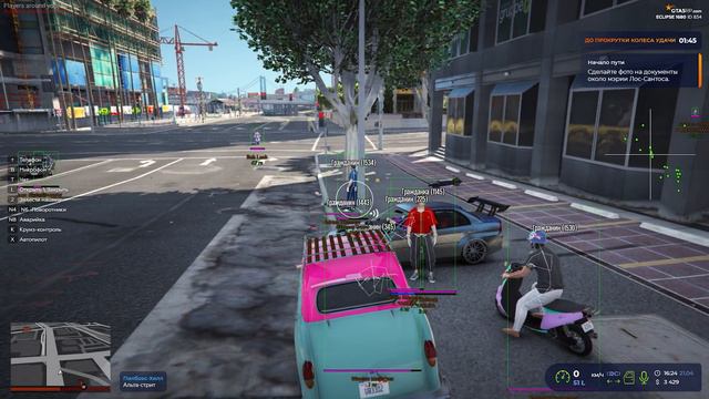 ЧИТЕР СНЯЛ ДЕВУШКУ - GTA 5 RP смотреть онлайн