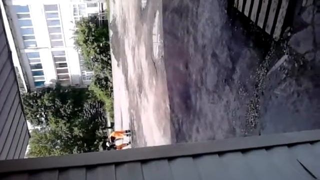 Ремонт дороги в городе Дятьково возле магазина "Айсберга" смотреть онлайн