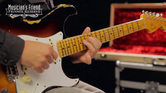 Fender Custom Shop Limited Edition 1956 Heavy Relic Stratocaster Electric Guitar, Maple Fingerboard смотреть онлайн