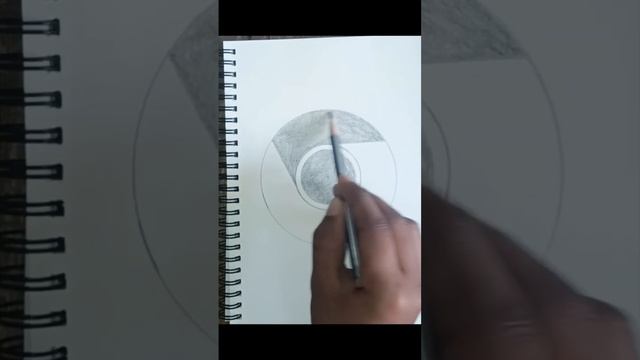 How to draw Google Chrome in black/white pencil sketch смотреть онлайн