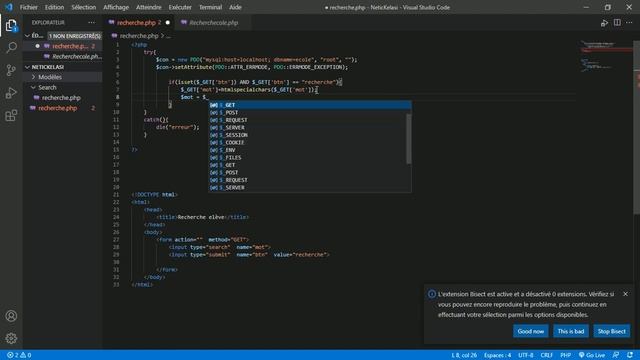 How to creat a search bar for your website PHP Mysql 2 смотреть онлайн