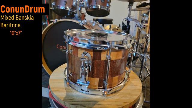 ConunDrum 10x7 Mixed Baritone stave snare drum смотреть онлайн