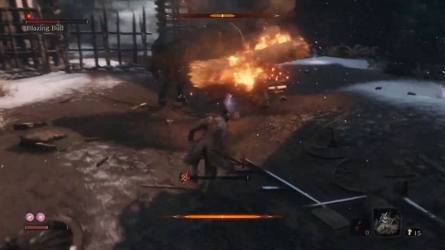 Blazing Bull Mini-Boss fight | Sekiro: Shadows Die Twice смотреть онлайн