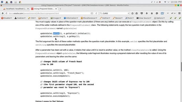 36 JAVA JDBC DataBases Prepared Statements смотреть онлайн