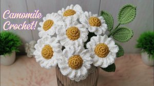 Мастер класс "Ромашка Крючком"! Как Связать Ромашку?! Виктория Вяжет
