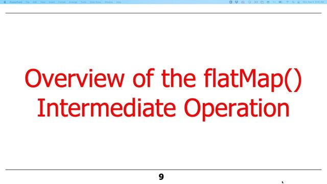 Java Streams Intermediate Operations filter() & flatMap() смотреть онлайн