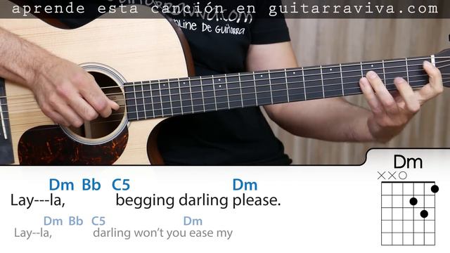 Layla de Eric Clapton en guitarra acústica Cover con acordes tutorial lesson смотреть онлайн