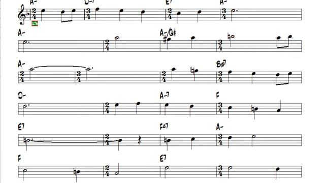 Nota Akor Eşlik-Kimseye Etmem Şikâyet (La)-PlayAlong - C Instruments