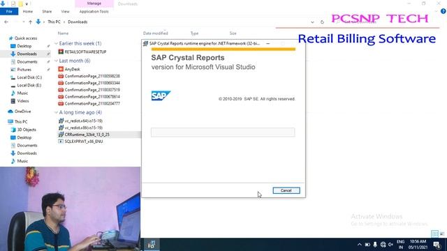 Free Billing Software for Retail Shop | Step - 2 | How to install Crystal Report ? | Pcsnp Tech 202 смотреть онлайн