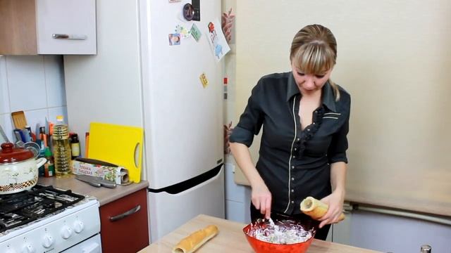 Фаршированный багет. Домашний фастфуд смотреть онлайн