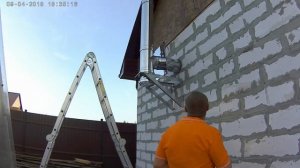 Монтаж дымохода через стену