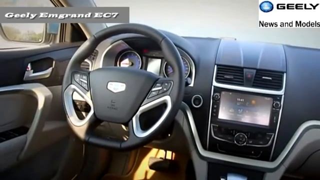 Обзор новой Geely Emgrand EC7 (Джили Эмгранд EC7) экстерьер, интерьер, салон смотреть онлайн