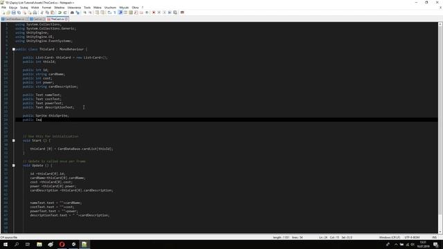 Unity Card Game: Loading Card Image From Database C# #03 смотреть онлайн