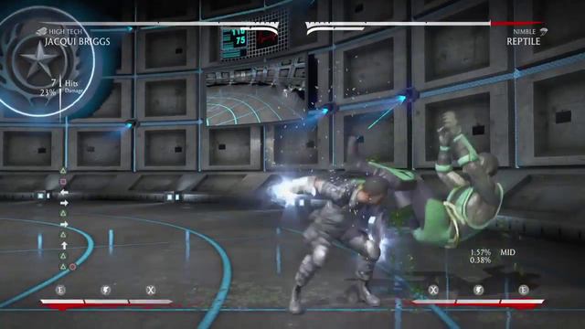 High Tech Jacqui full charged gauntlet corner combo low starter смотреть онлайн